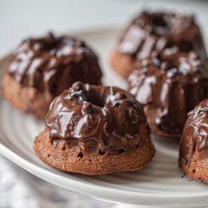 Chocolate covered donut muffins